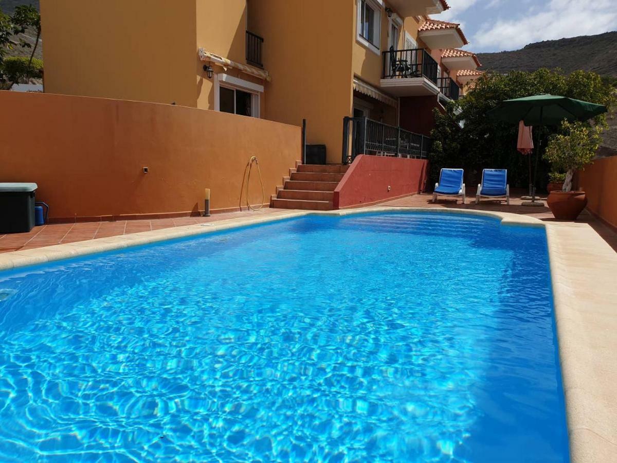 Villa Roque Del Conde With Private Pool, Terrace With Fantastic Sea Views, Wifi, Garden, Garage Adeje Exterior photo